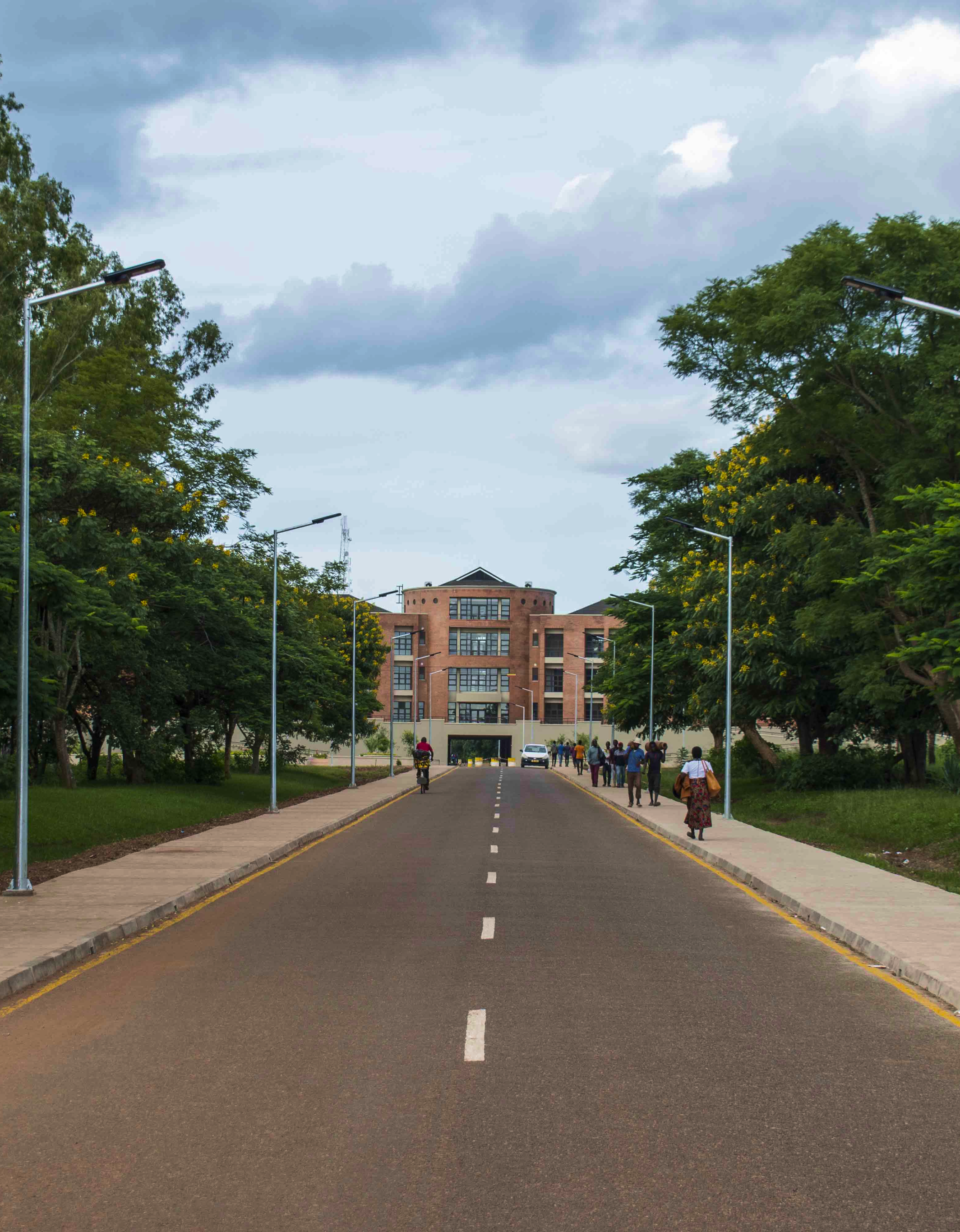 Aerial view of the Lilongwe University of Agriculture and Natural Resources campus."